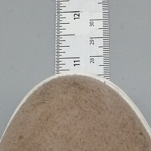 Maurices Womens Taryn Ankle Bootie Tan Wedge Heel Side Zip Faux Fur Trim Sz 8 M - Picture 5 of 9